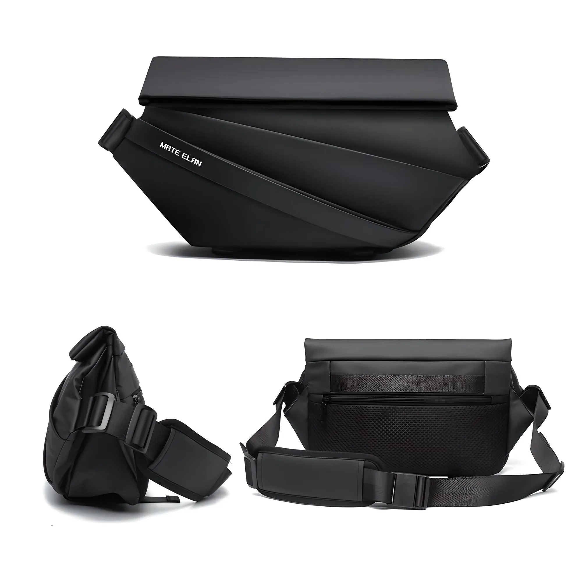 Jett | Anti-Theft Obsidian Sling Bag