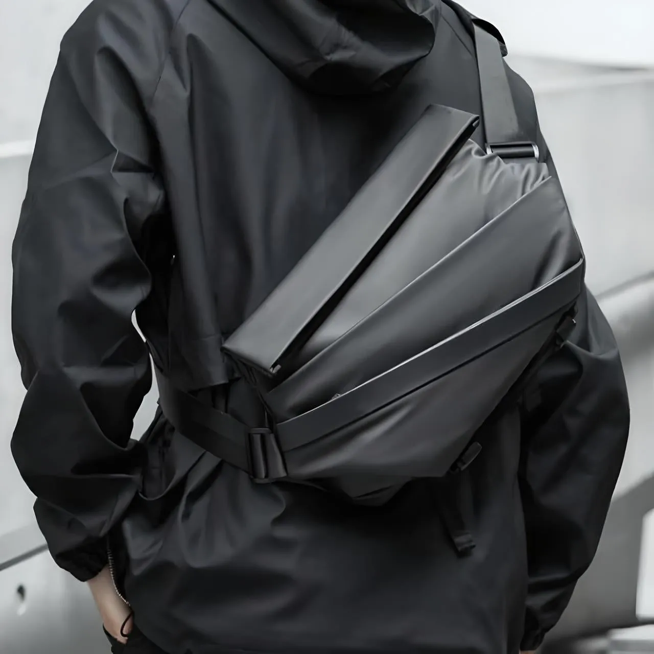 Jett | Anti-Theft Obsidian Sling Bag