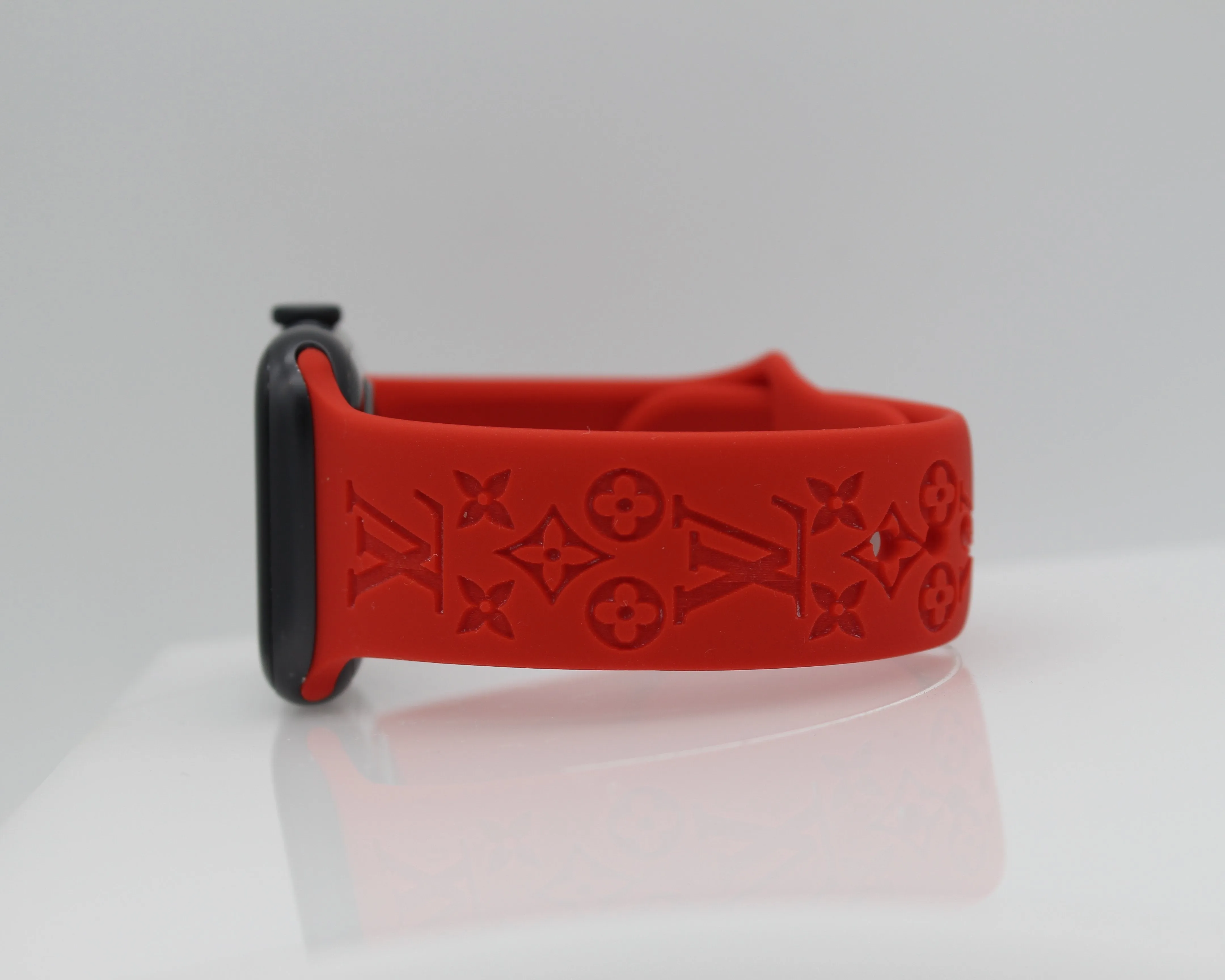 Joined LV Engraved Band Compatible With Apple Watch