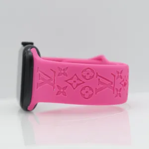 Joined LV Engraved Band Compatible With Apple Watch