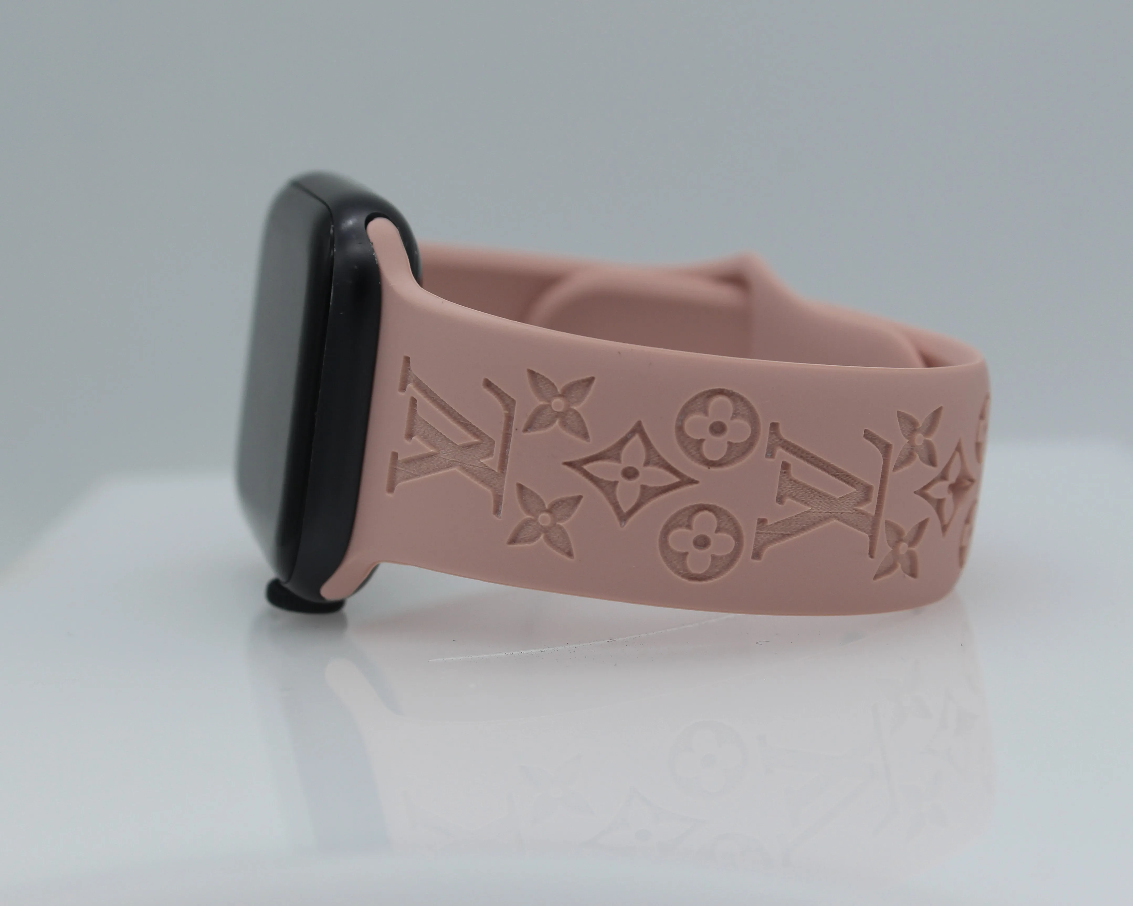 Joined LV Engraved Band Compatible With Apple Watch