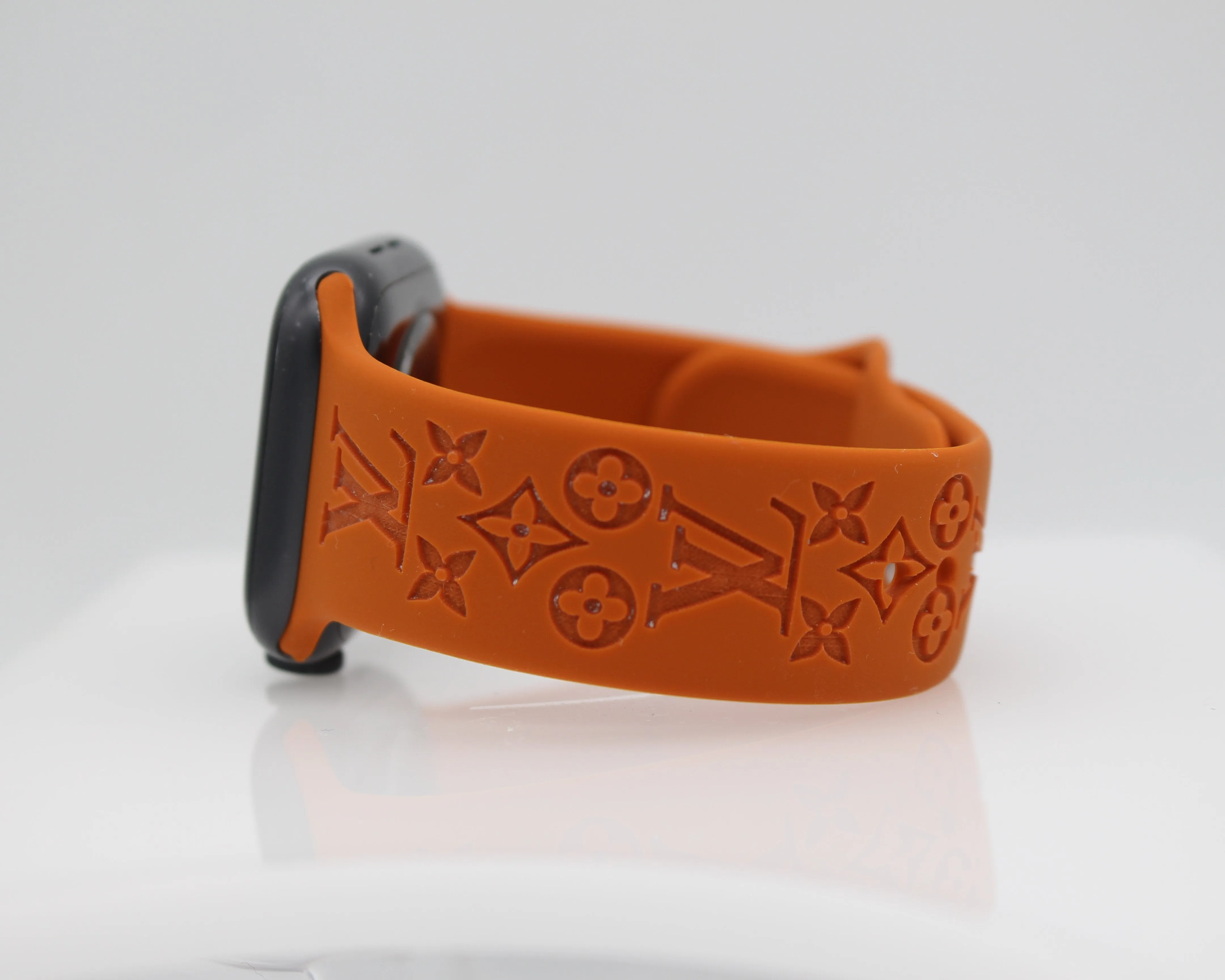 Joined LV Engraved Band Compatible With Apple Watch
