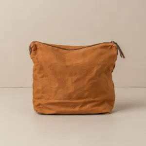 Journey Makeup Canvas Bag | Terracotta