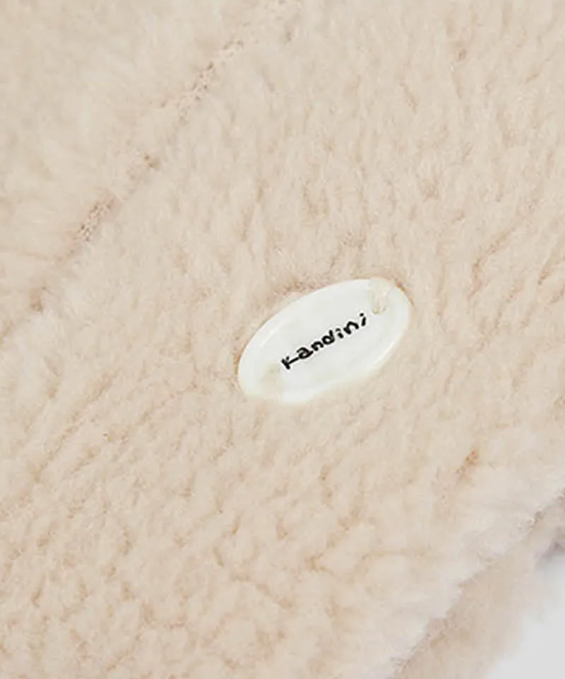 KANDINI Teddy Fleece Hand-Warmer - Beige