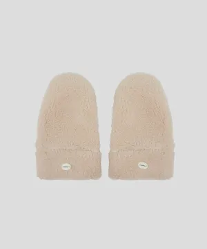 KANDINI Teddy Fleece Hand-Warmer - Beige