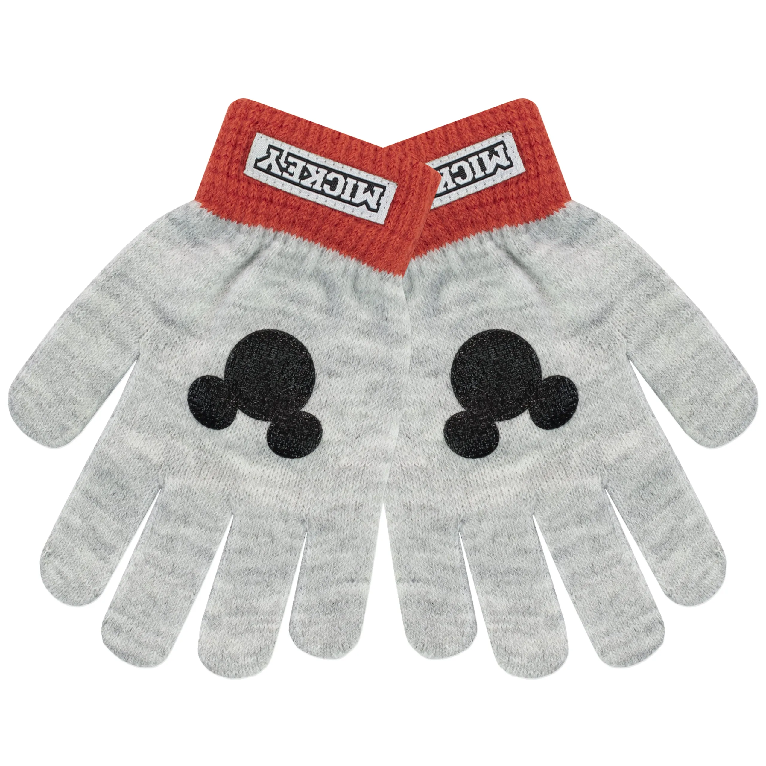 Kids Mickey Mouse Winter Hat and Gloves Set