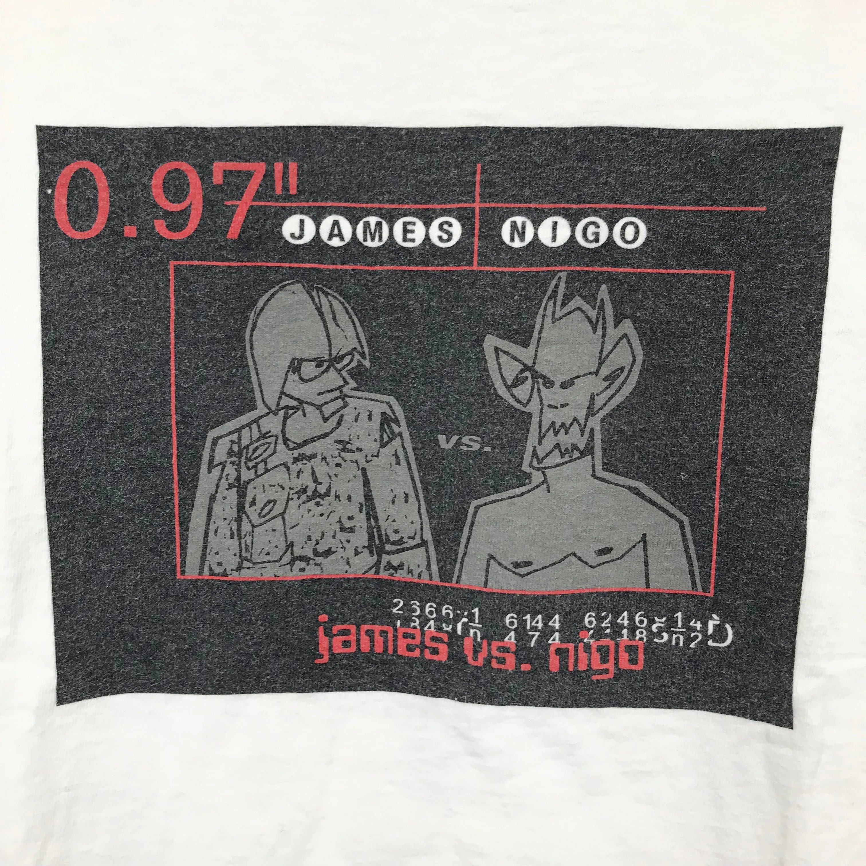 [L] A Bathing Ape Bape x Mo Wax (Futura/Unkle) James vs. Nigo Tee (Oneita)