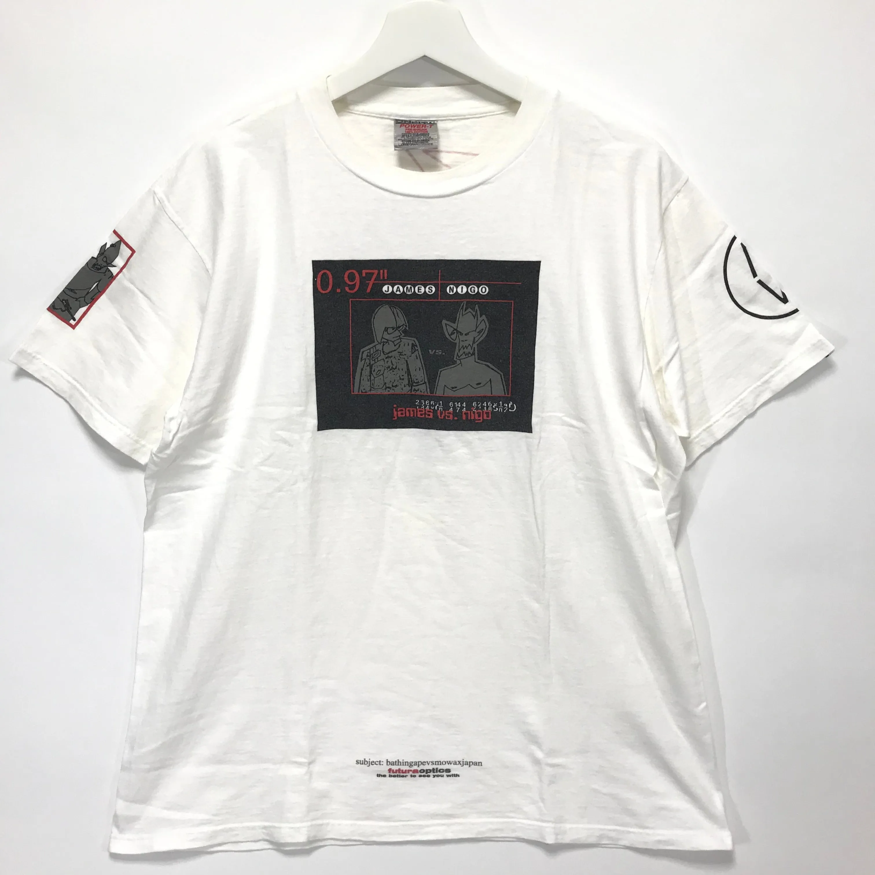 [L] A Bathing Ape Bape x Mo Wax (Futura/Unkle) James vs. Nigo Tee (Oneita)