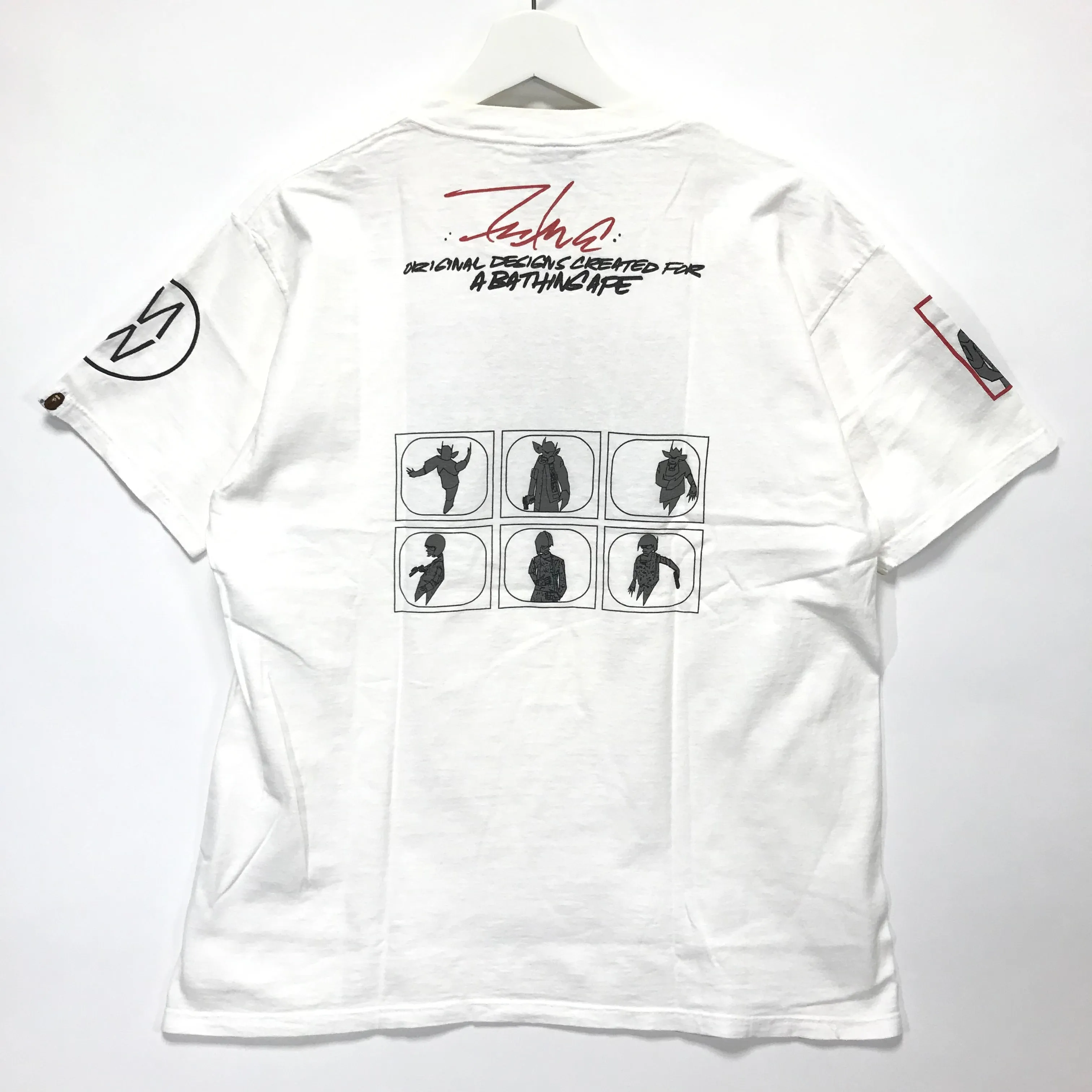 [L] A Bathing Ape Bape x Mo Wax (Futura/Unkle) James vs. Nigo Tee (Oneita)