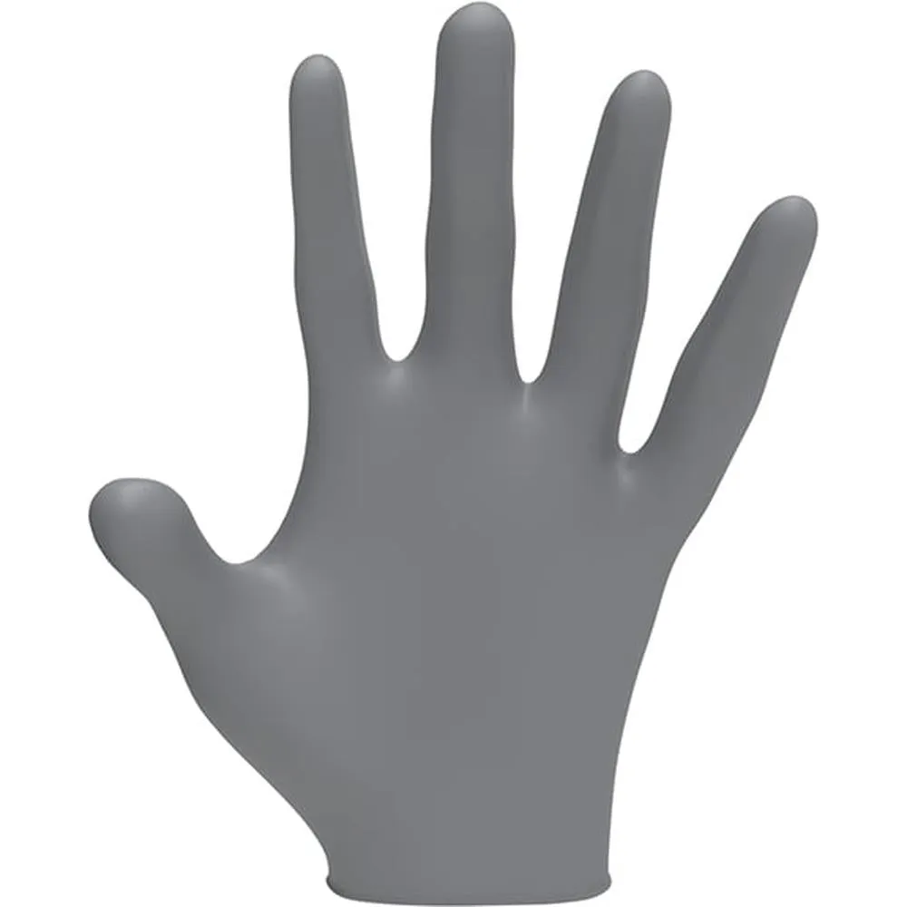 L3VEL3 Nitrile Liquid Metal Gloves - LARGE / 100 Pack - 4 mil Thickness