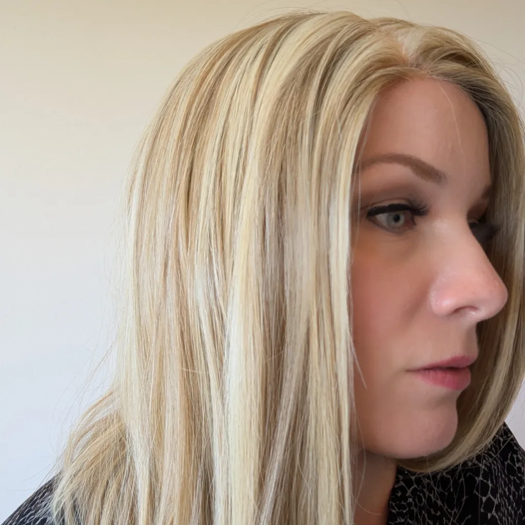 Lace Front Luxury Synthetic Wig | 14"/20" Inch Beige Blonde