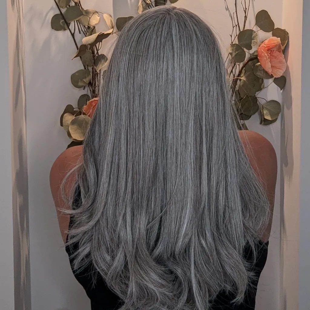 Lace Front Luxury Synthetic Wig | 14"/20" Light Grey