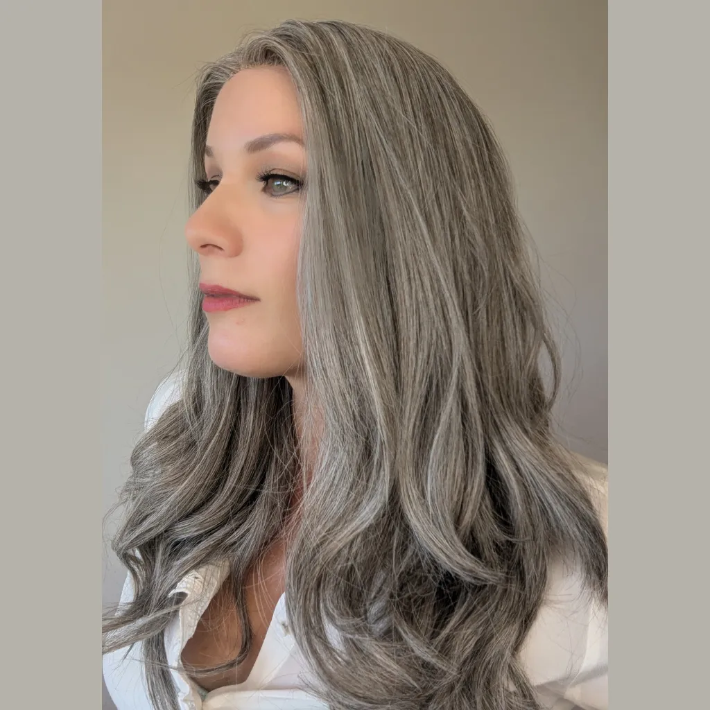 Lace Front Luxury Synthetic Wig | 14"/20" Light Grey