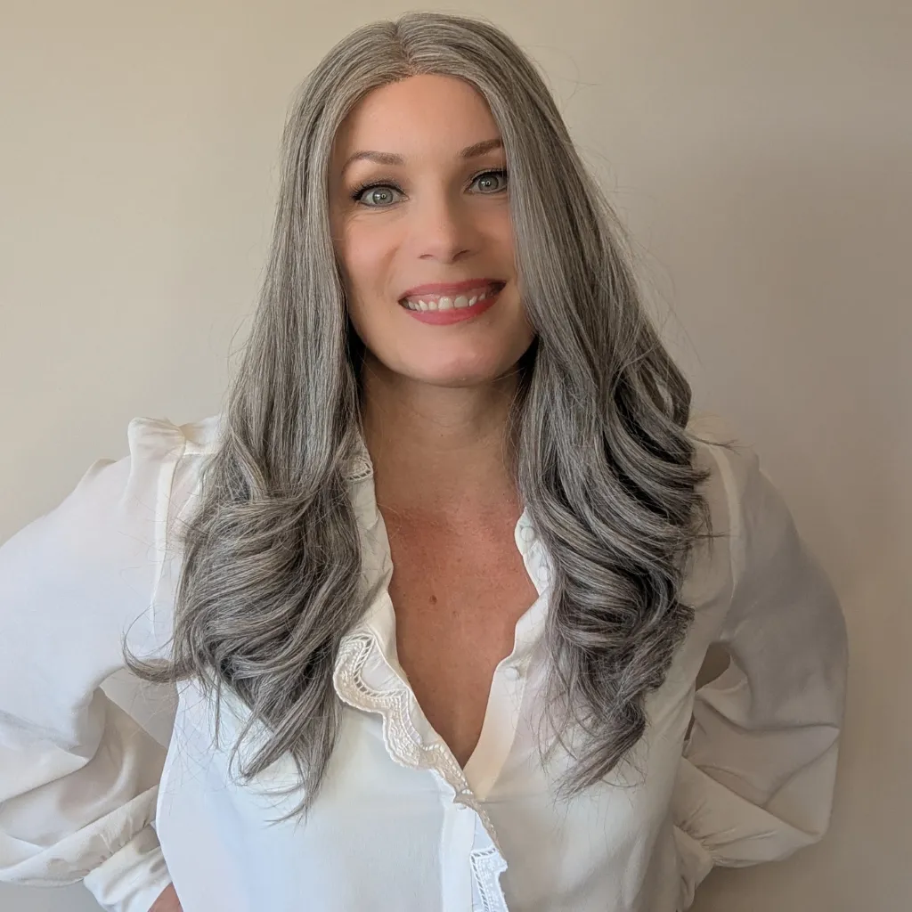 Lace Front Luxury Synthetic Wig | 14"/20" Light Grey