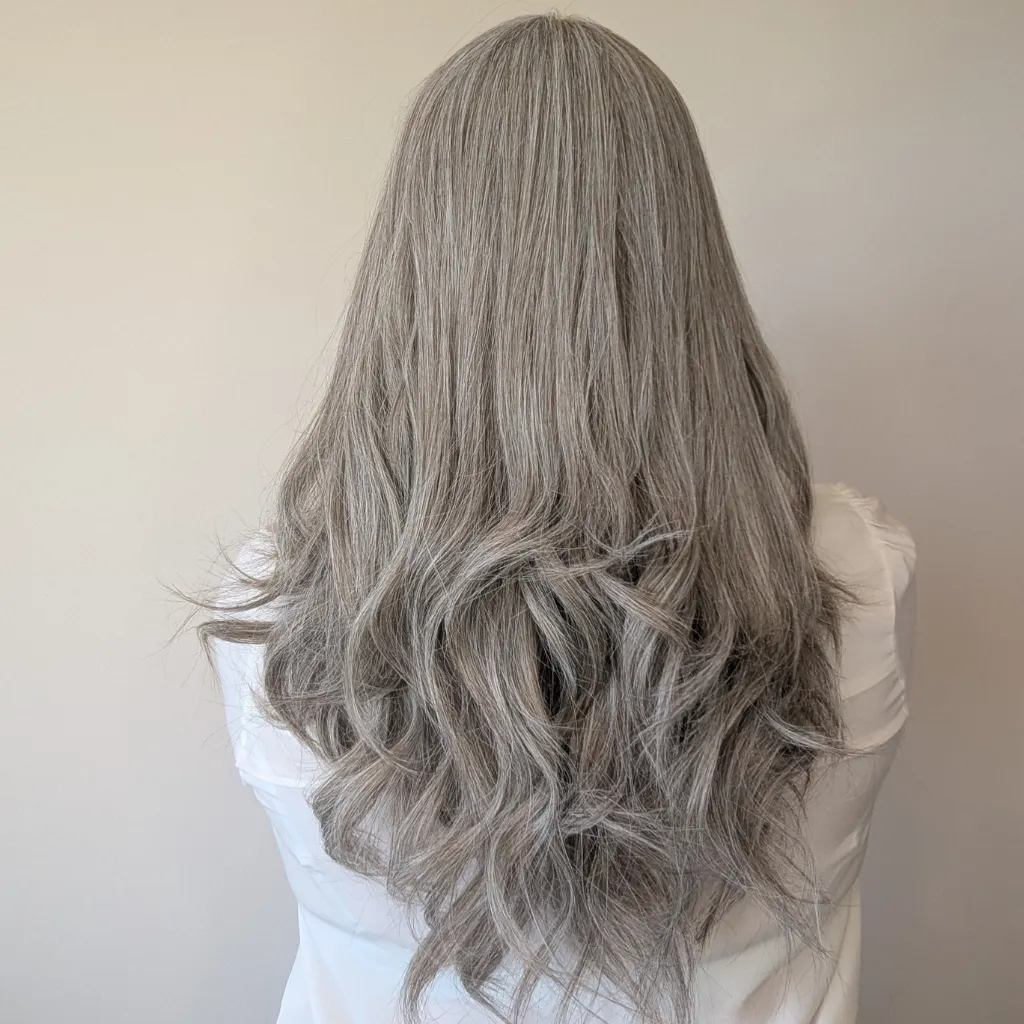 Lace Front Luxury Synthetic Wig | 14"/20" Light Grey