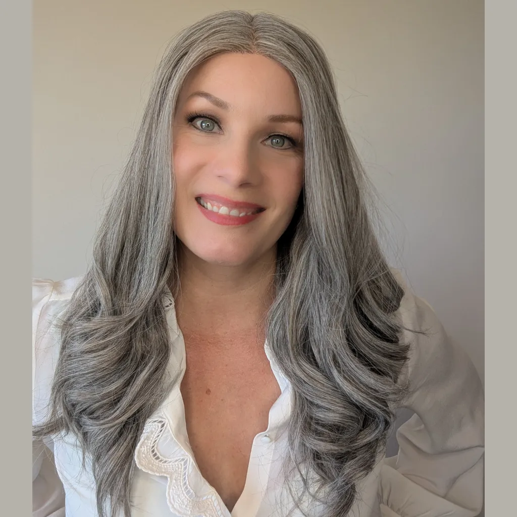Lace Front Luxury Synthetic Wig | 14"/20" Light Grey