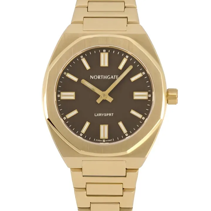 Ladies Cinnamon Brown Gold Club 34