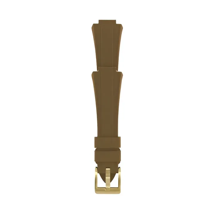 Ladies Cinnamon Brown Gold Club 34