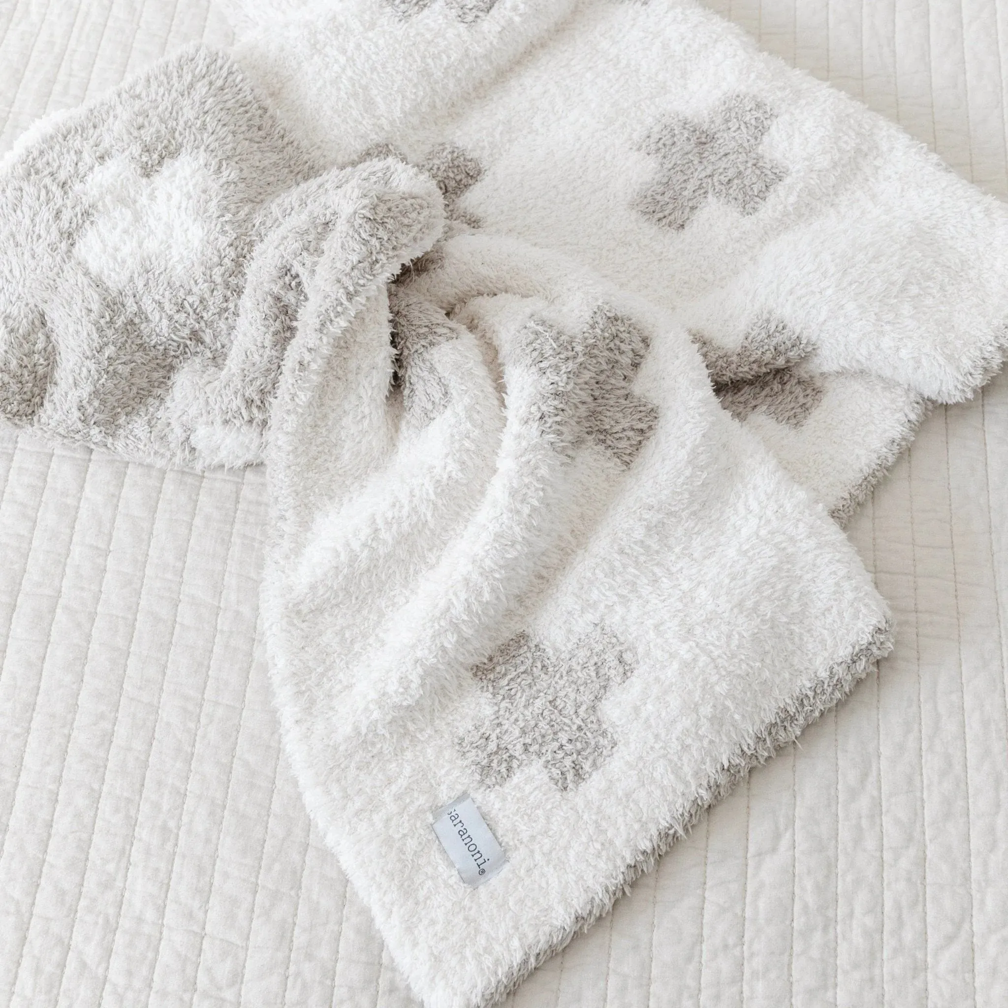 Layered Bamboni Mini Blanket • Swiss