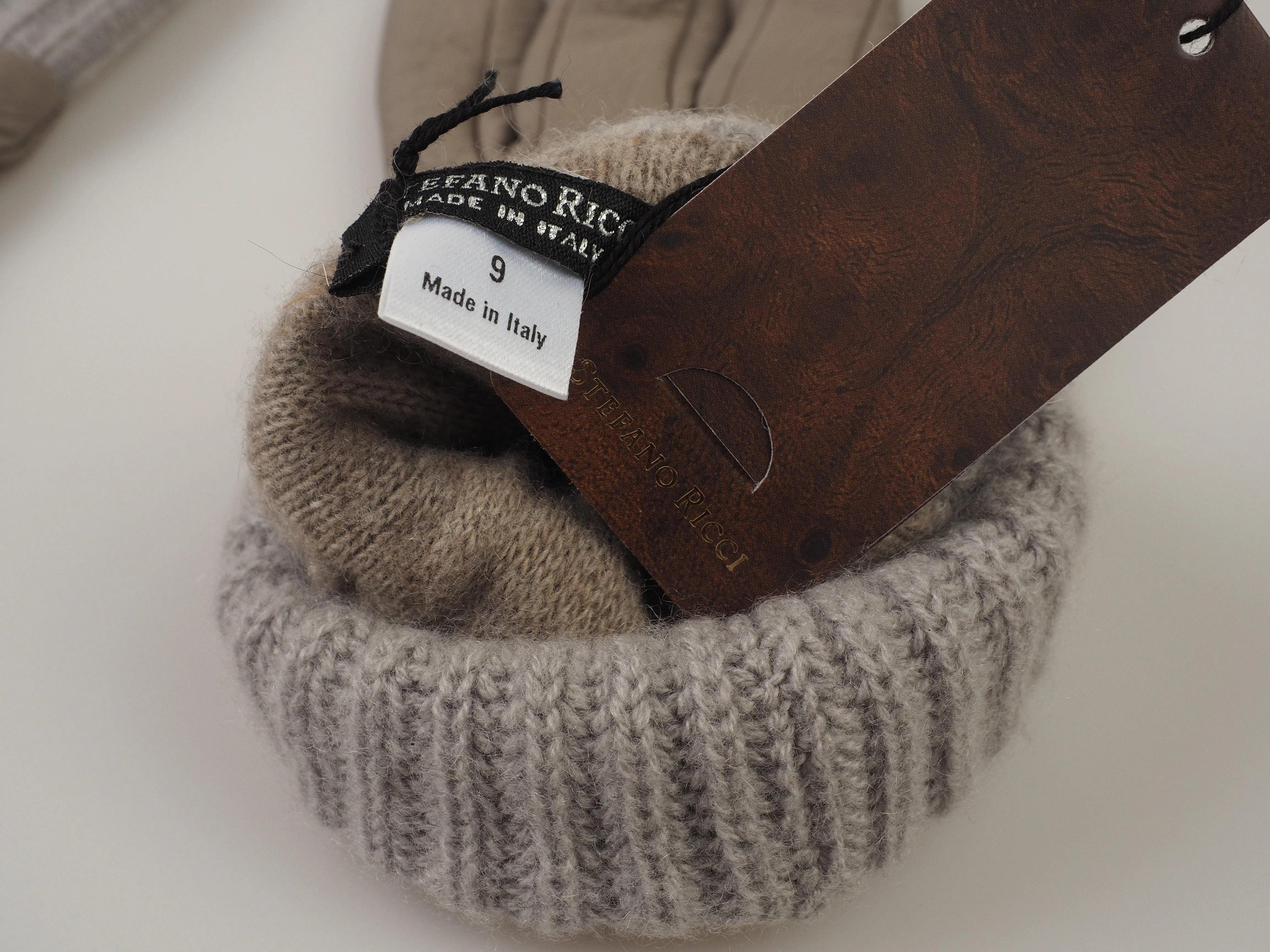Leather gloves Cashmere lining Eagle