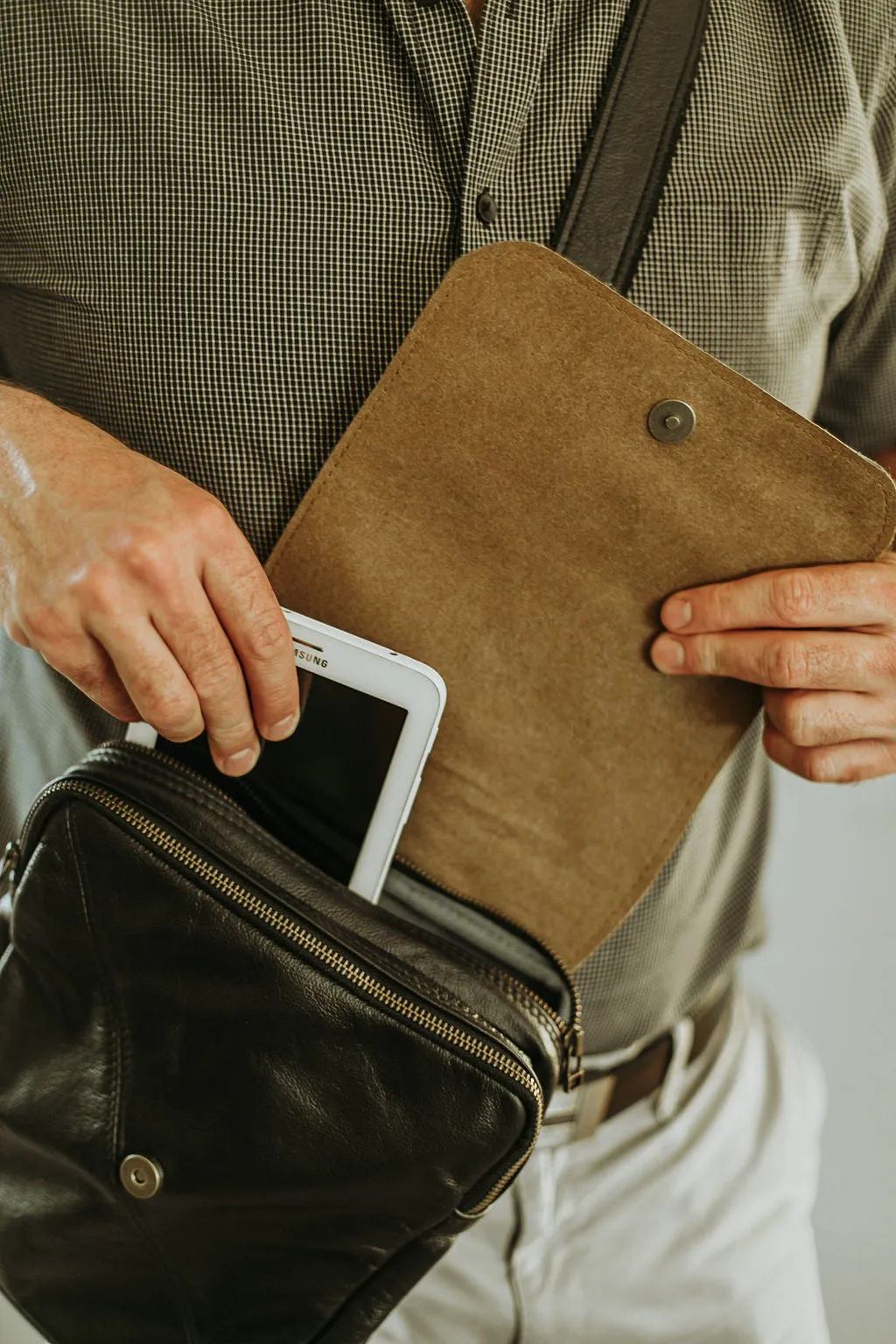 Leather Messenger bag