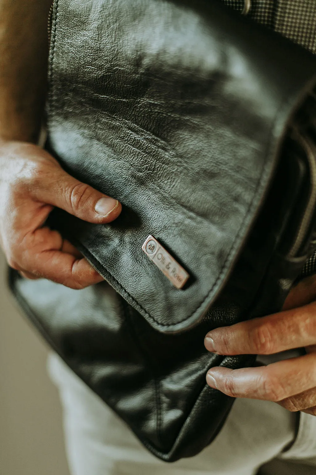 Leather Messenger bag