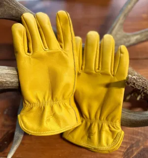 Leather rancher gloves