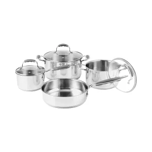 Legend Classic Chef Cookware Stainless Steel 7 Piece Set
