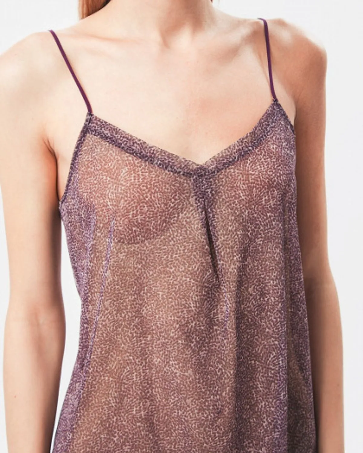 Leopard Mesh Nightdress