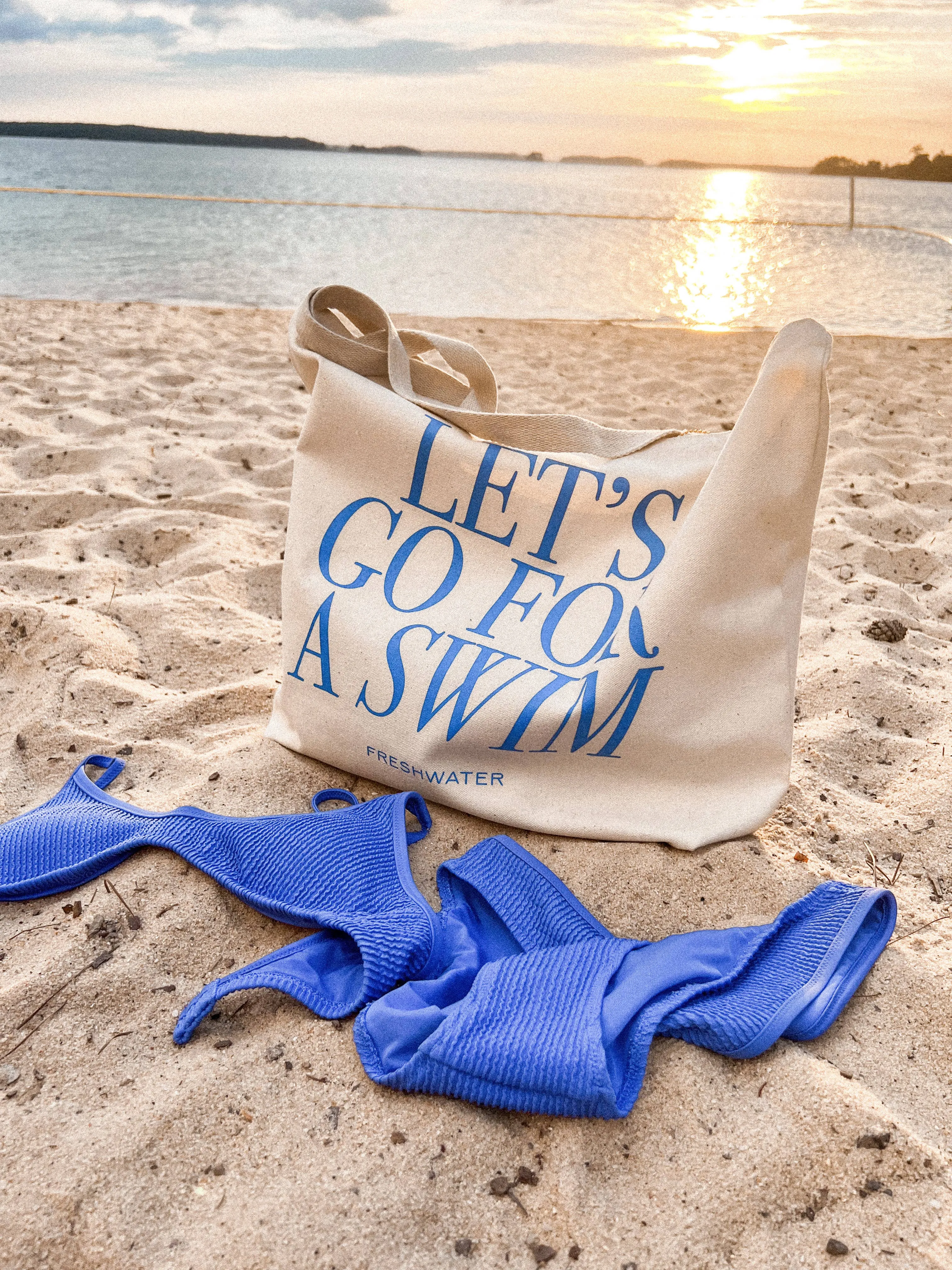 Let's Go For A Swim | Tote Bag
