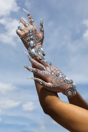 Libelles Pearls and Rhinestones Gloves