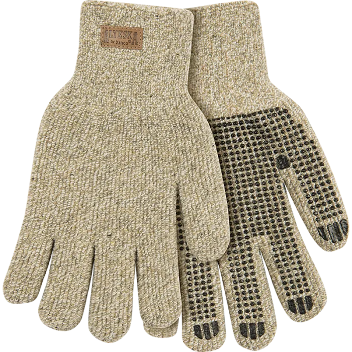 Lined Knit Shell Full Finger Gloves - 5299
