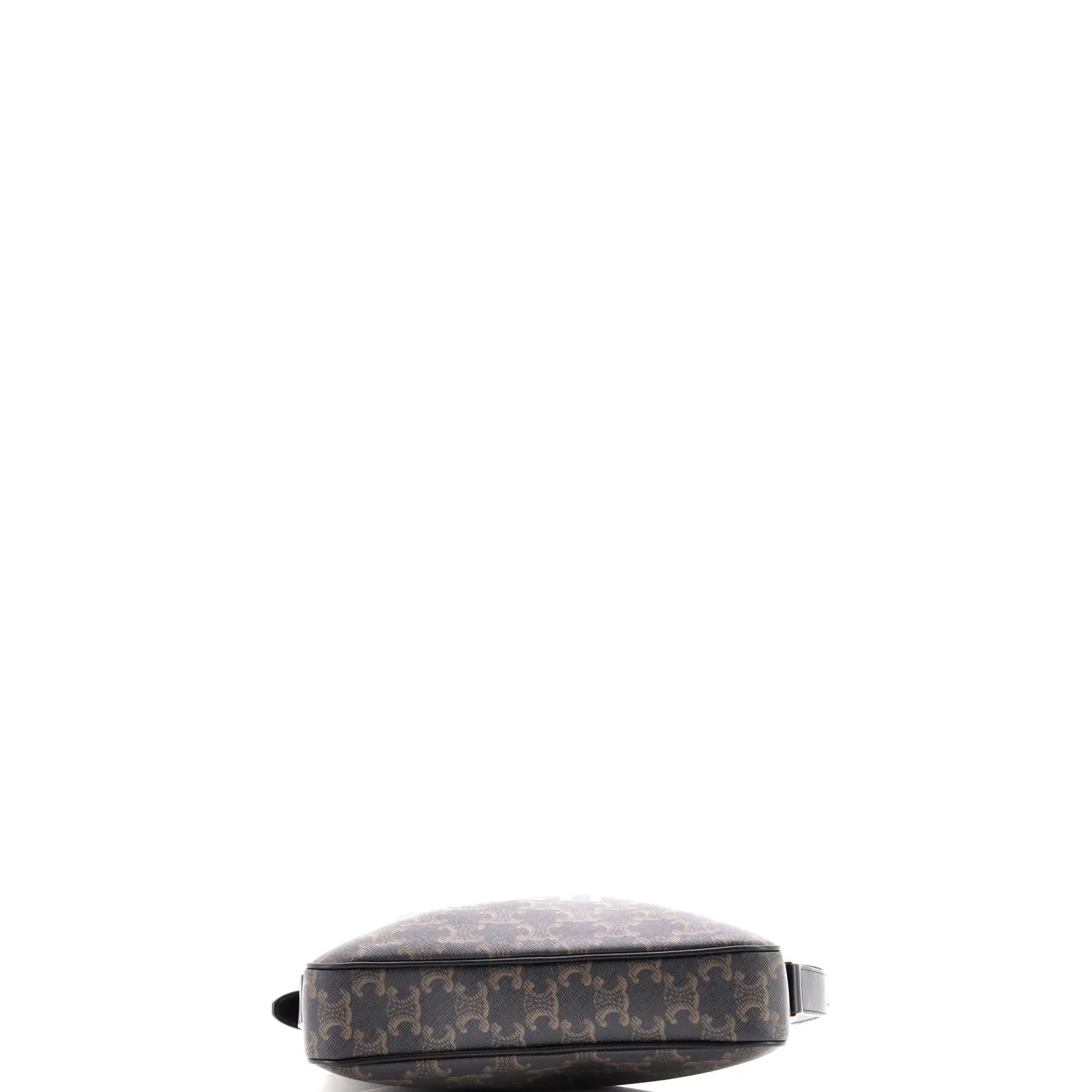 Logo Messenger Bag Triomphe Coated Canvas Medium