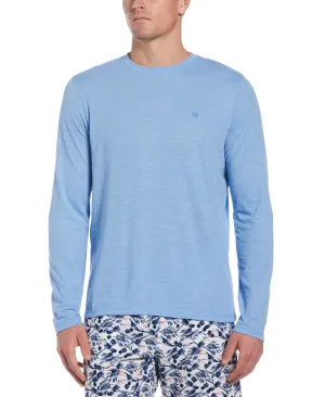 Long Sleeve Slub Crew Neck Tee
