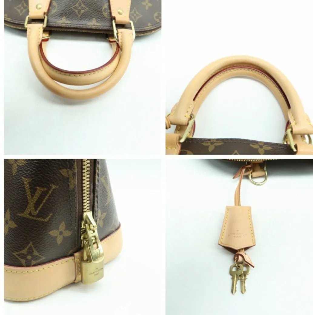 Louis Vuitton Alma Canvas Hand Bag