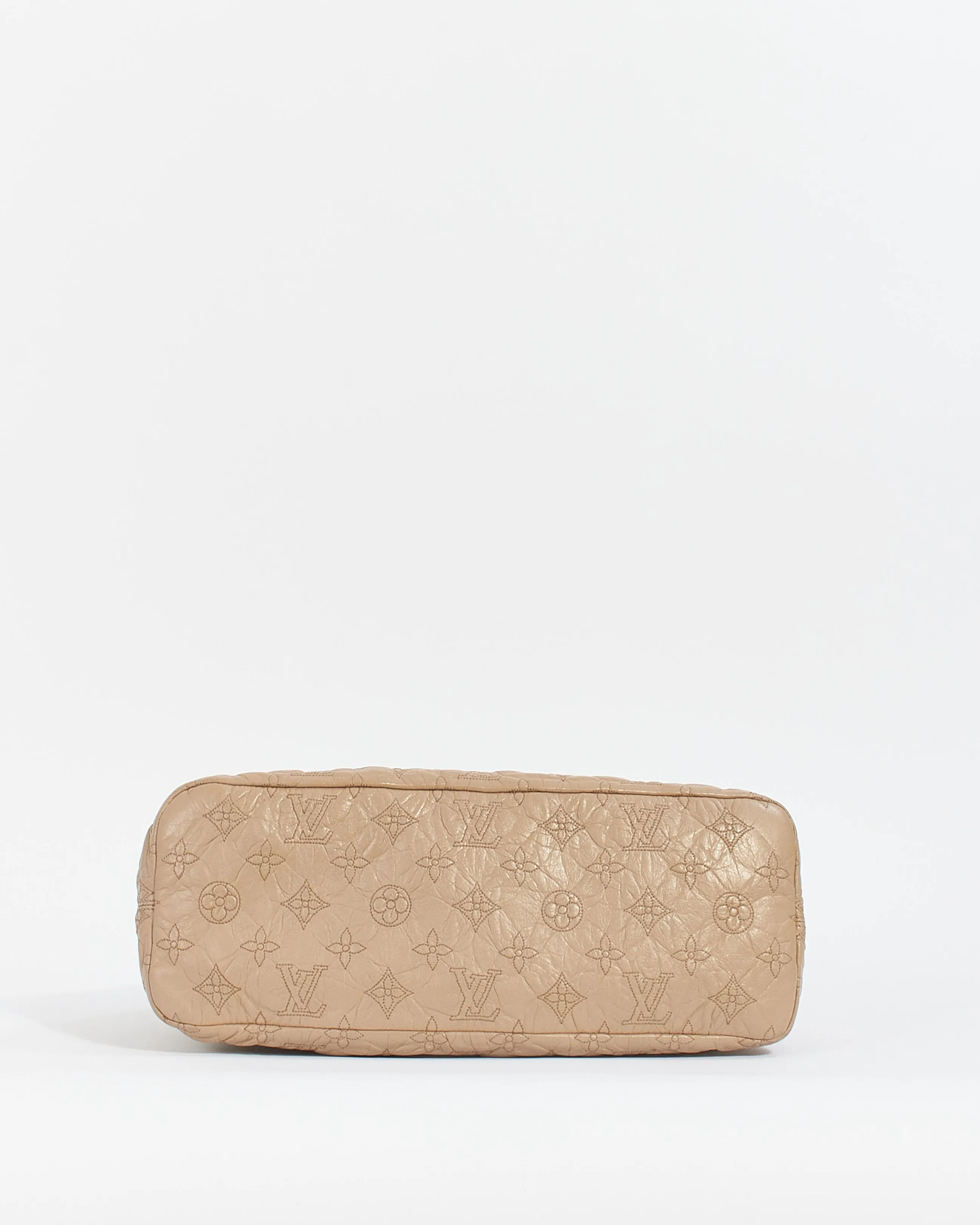 Louis Vuitton Beige Leather Olympe Stratus PM Shoulder Bag