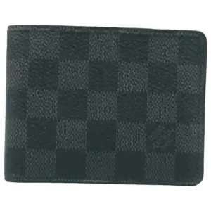 Louis Vuitton Black Damier Graphite Canvas Wallet