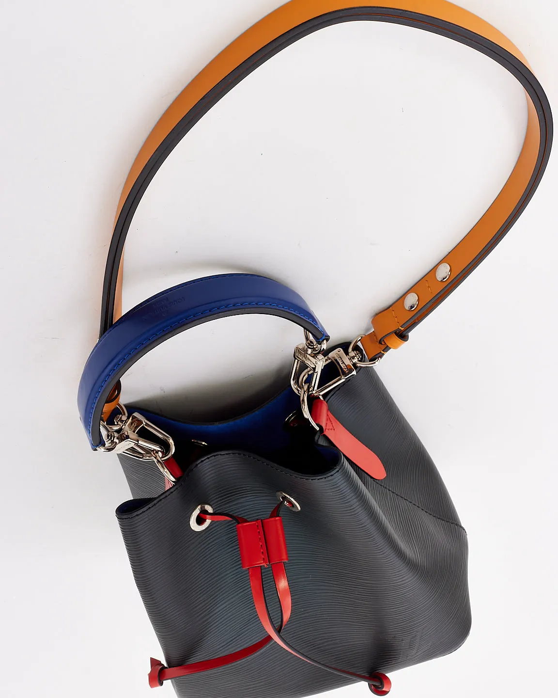 Louis Vuitton Black/Red Epi Leather NoéNoé BB Bucket Bag