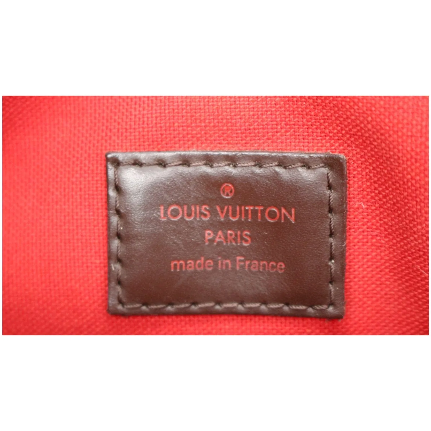 LOUIS VUITTON Bloomsbury PM Damier Ebene Crossbody Bag Brown