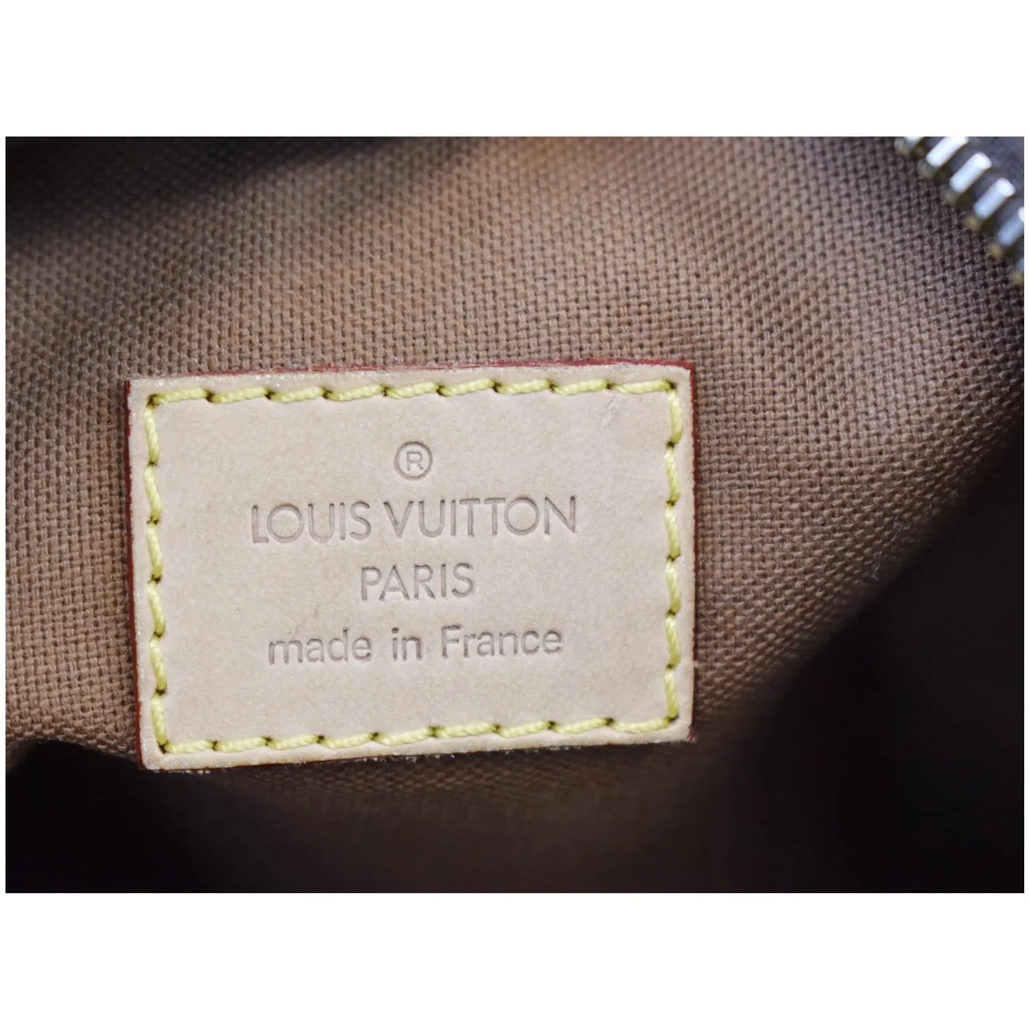 LOUIS VUITTON Bosphore Pochette Monogram Canvas Shoulder Bag Brown