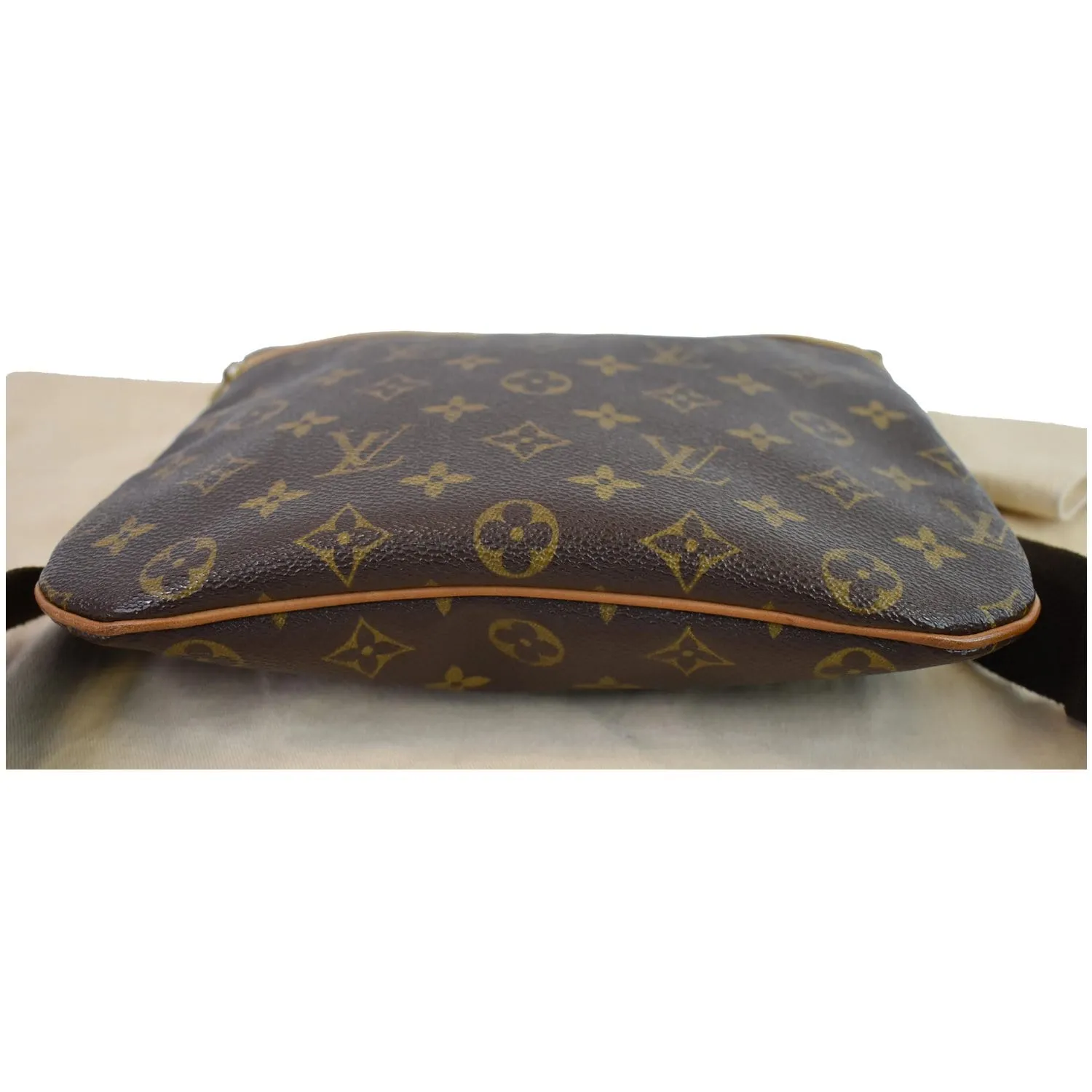 LOUIS VUITTON Bosphore Pochette Monogram Canvas Shoulder Bag Brown
