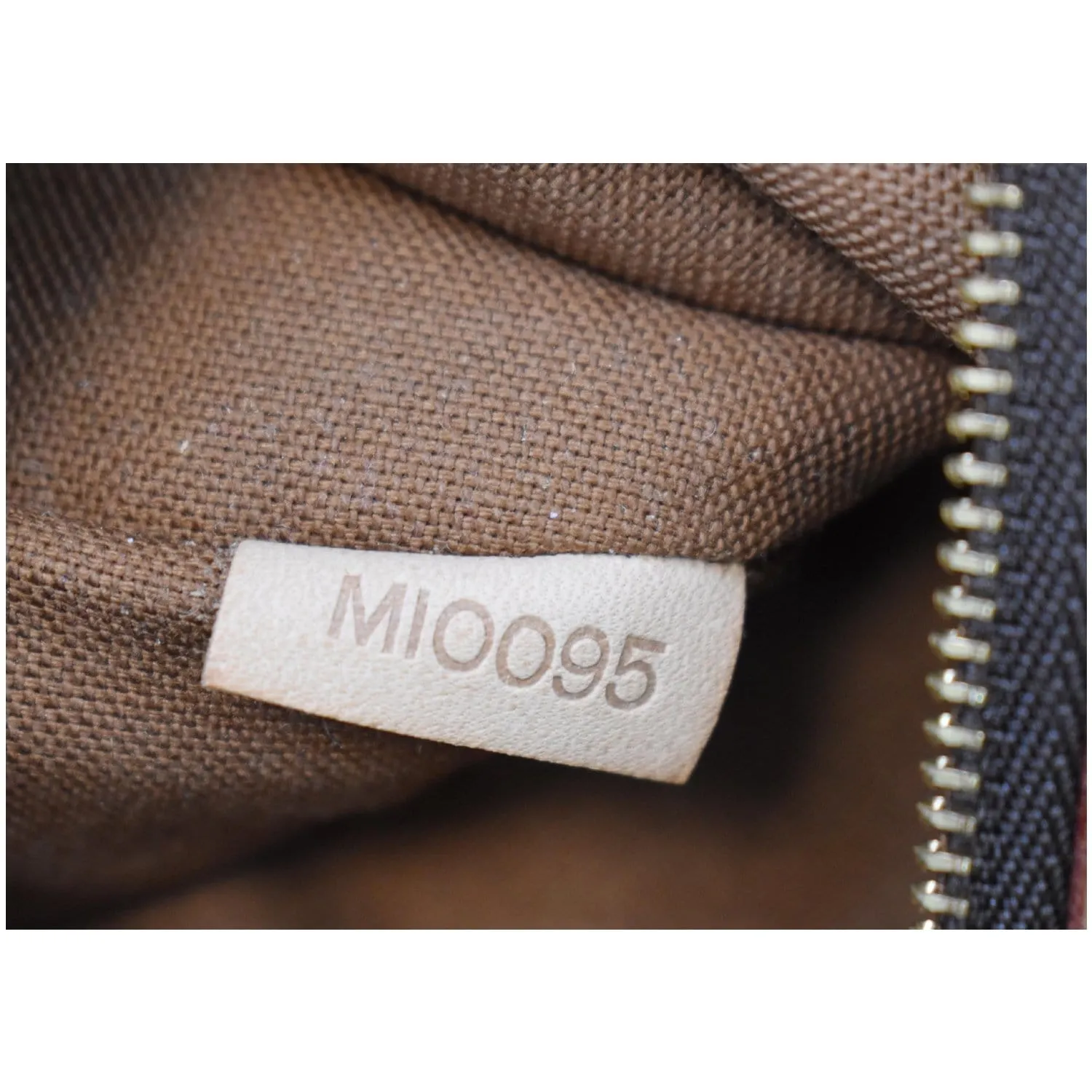 LOUIS VUITTON Bosphore Pochette Monogram Canvas Shoulder Bag Brown