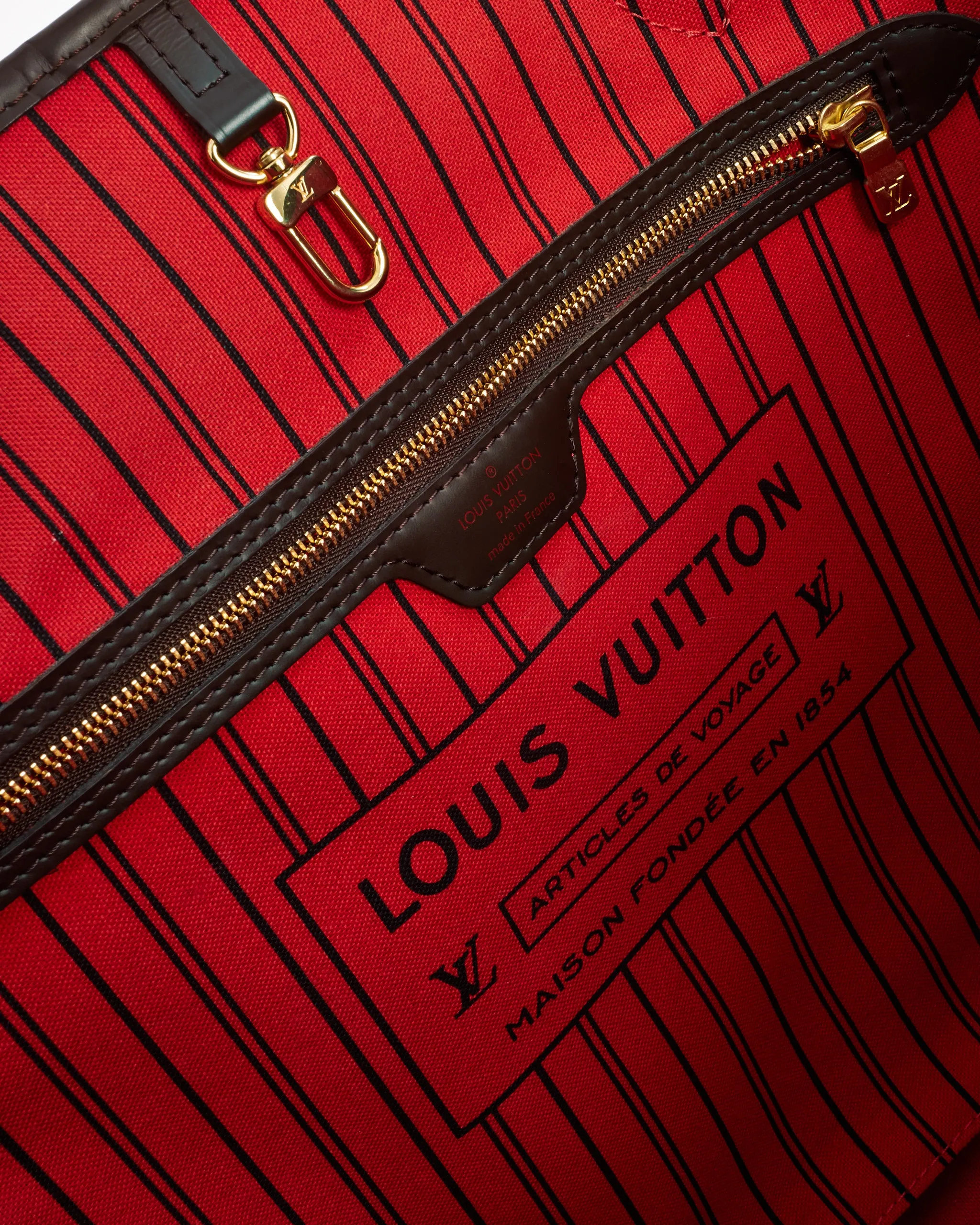 Louis Vuitton Damier Ebene Canvas GM Neverfull - NO POUCH