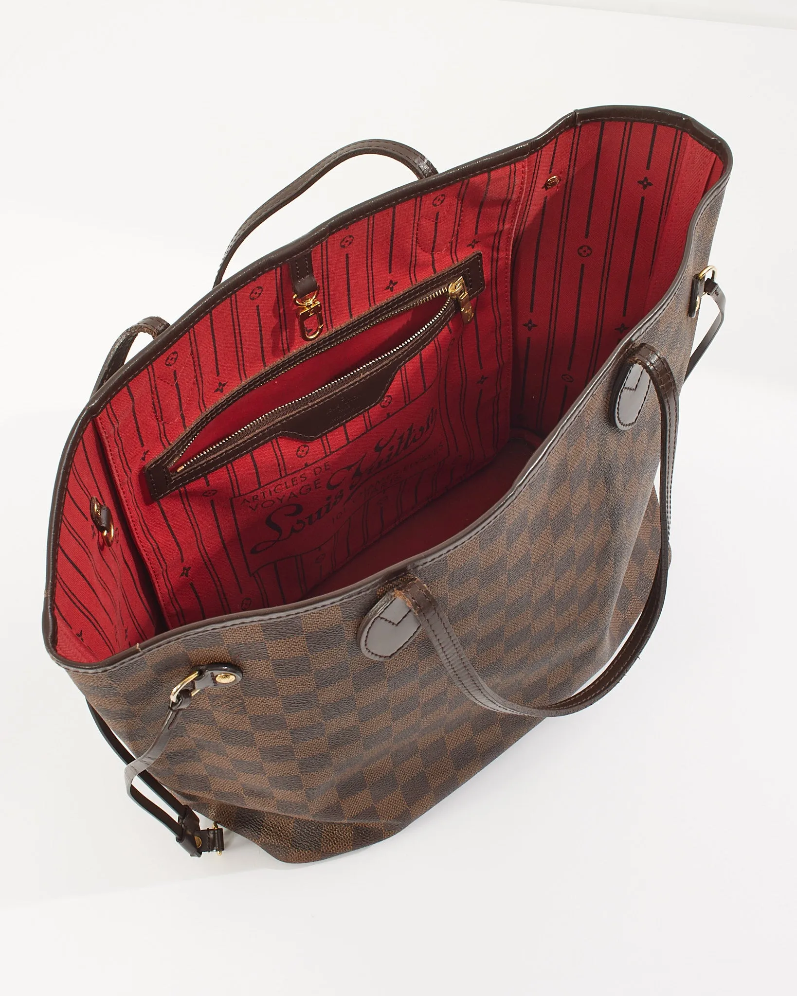 Louis Vuitton Damier Ebene Canvas Neverfull MM