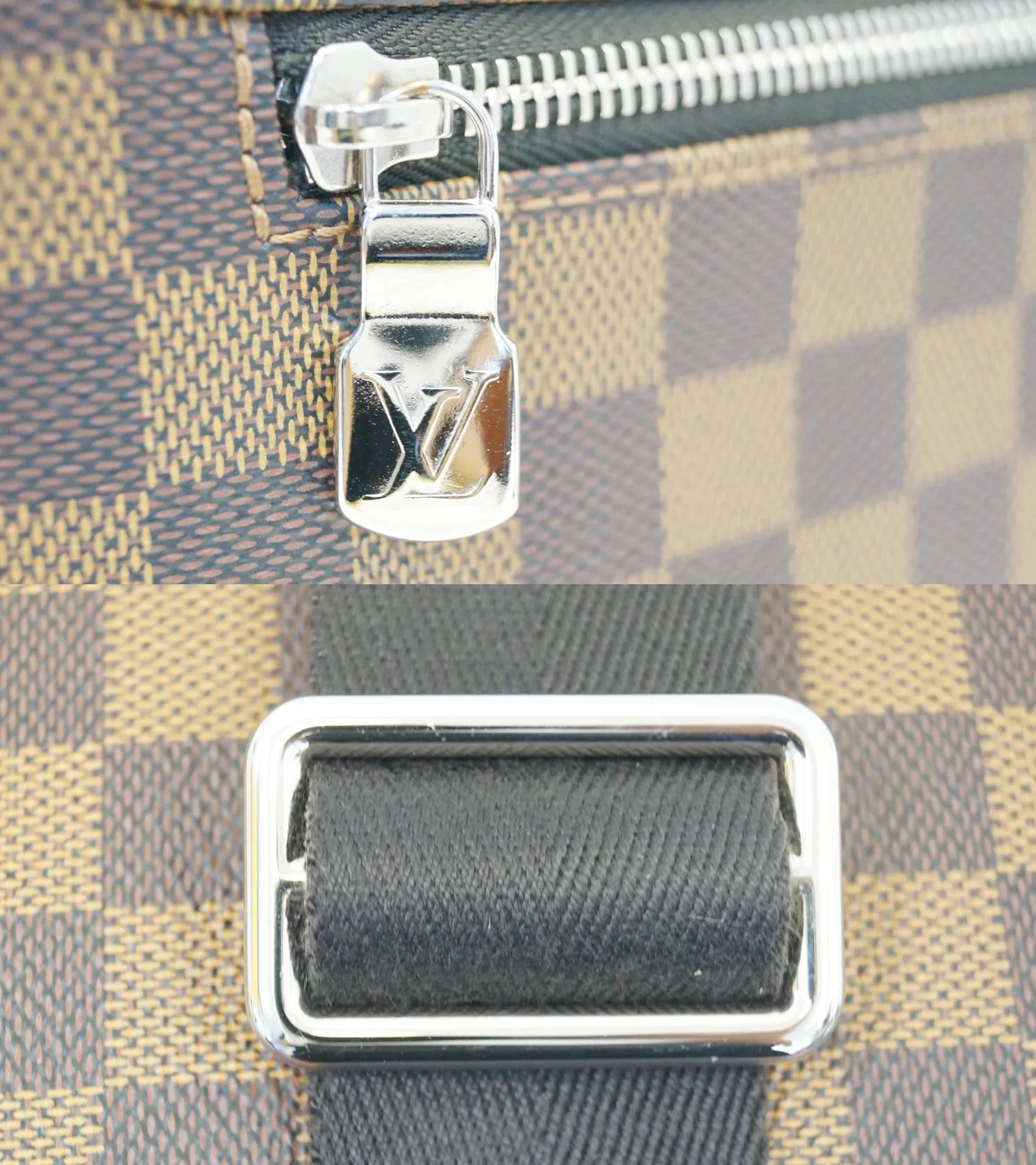 LOUIS VUITTON District MM Brown Damier Ebene  Messenger Bag