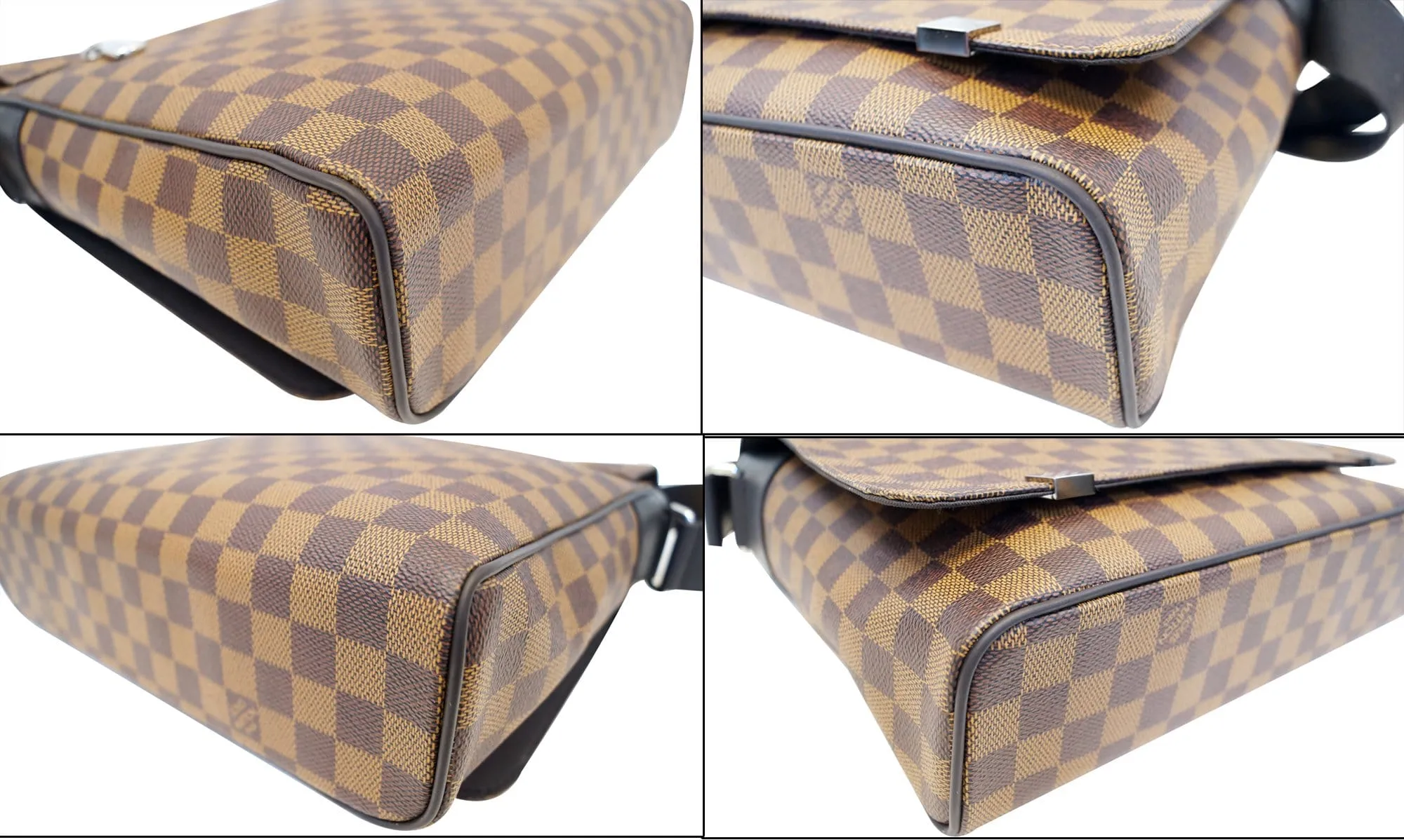 LOUIS VUITTON District MM Brown Damier Ebene  Messenger Bag