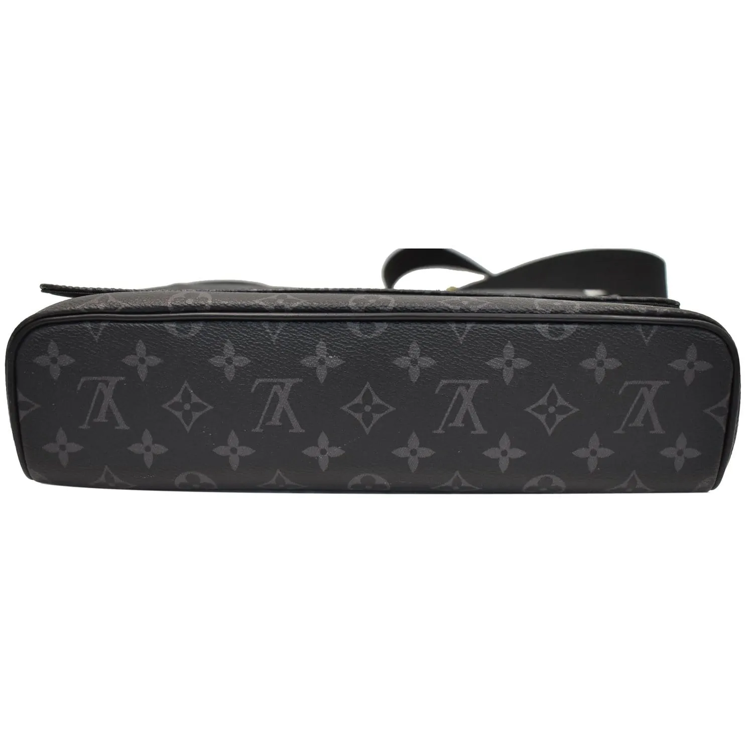 LOUIS VUITTON District MM Monogram Eclipse Messenger Bag Black