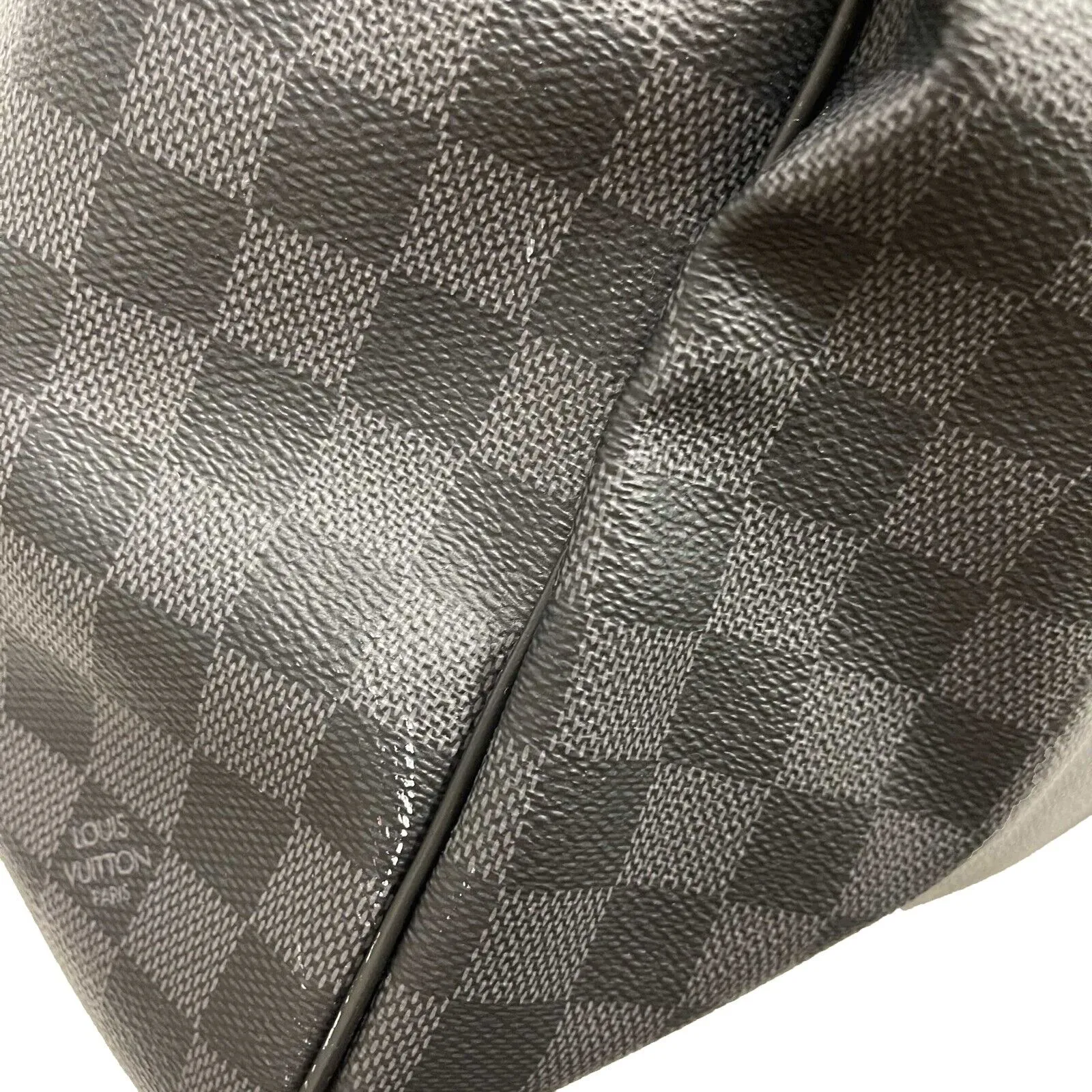 Louis Vuitton Keepall Bandoulière 55 Damier Graphite Black Excellent Duffle