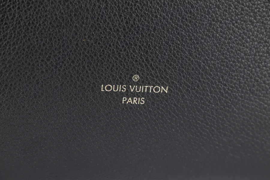 LOUIS VUITTON KIMONO MM TOTE BAG (M40460) MONOGRAM CANVAS BLACK LEATHER TRIM GOLD HARDWARE NO DUST COVER