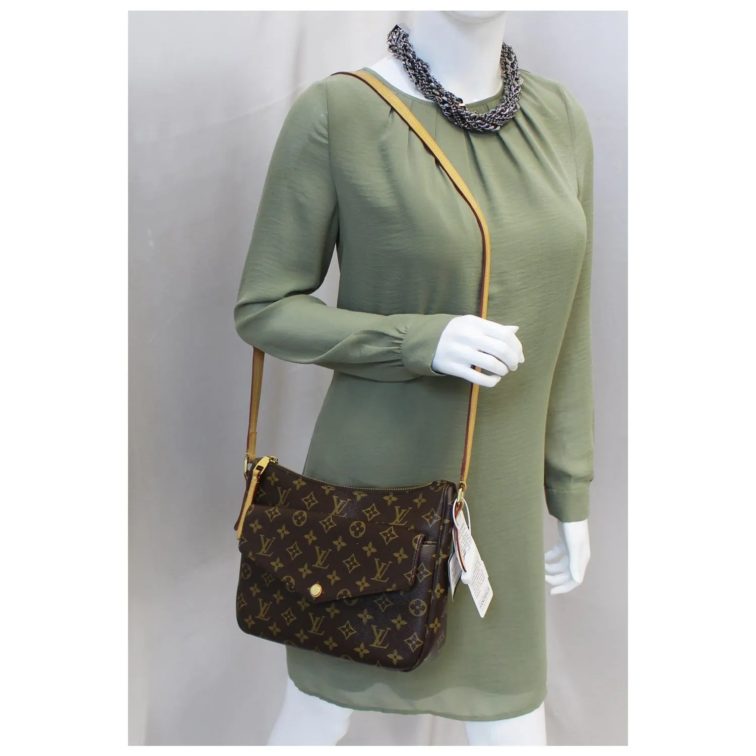LOUIS VUITTON Mabillon Monogram Canvas Shoulder Crossbody Bag